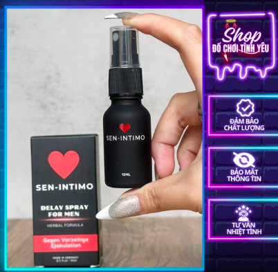 Chai xịt chống xuất tinh sớm Sen-Intimo 15ml kéo dài thời gian yêu